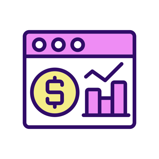 金融データベース Generic Thin Outline Color icon