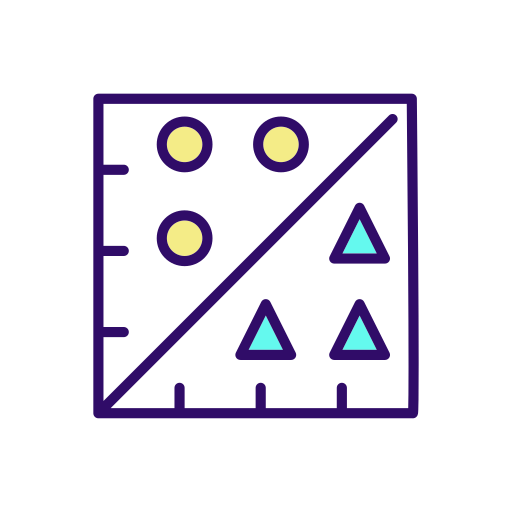 分析 Generic Thin Outline Color icon