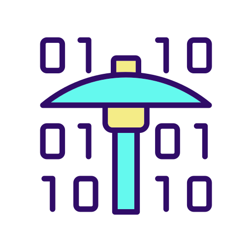 data-mining Generic Thin Outline Color icon