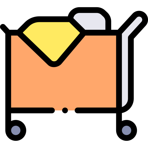 トロリー Detailed Rounded Lineal color icon