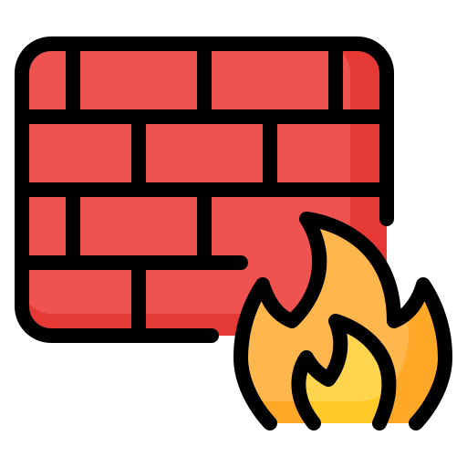 firewall Generic Outline Color icona
