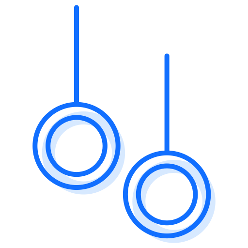 Гимнастические кольца Generic Blue иконка