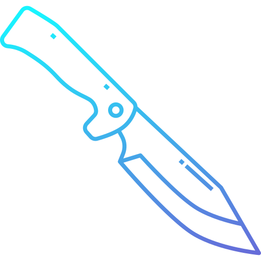 hoja de cuchillo Generic Gradient icono