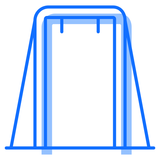 barra horizontal Generic Blue Ícone