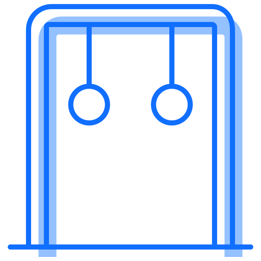 体操リング Generic Blue icon