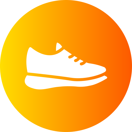 zapatos para correr Generic Flat Gradient icono