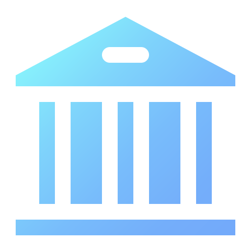 Bank Generic Flat Gradient icon