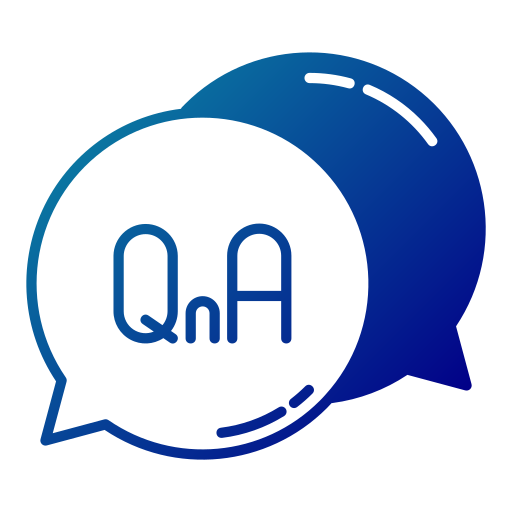 Question and answer Generic Flat Gradient icon
