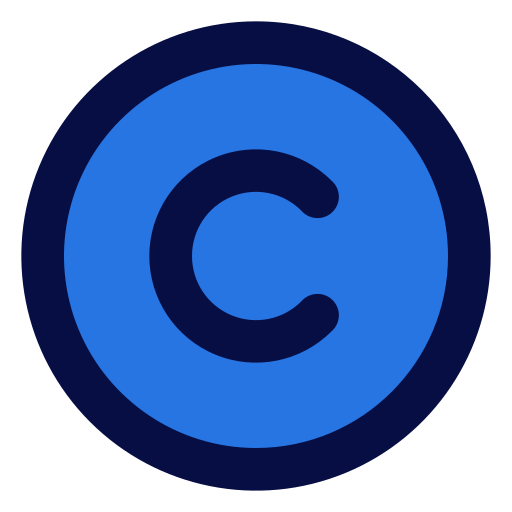 Copyright Generic Outline Color icon
