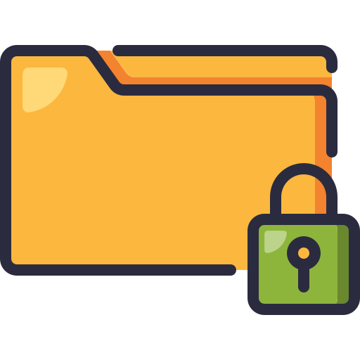 Secure folder Generic Outline Color icon