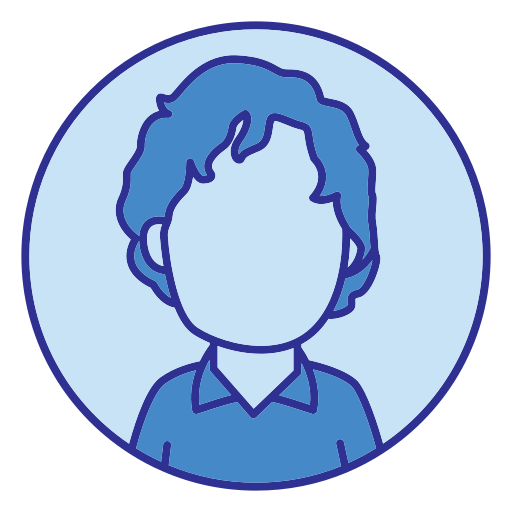 avatar Generic Blue icona