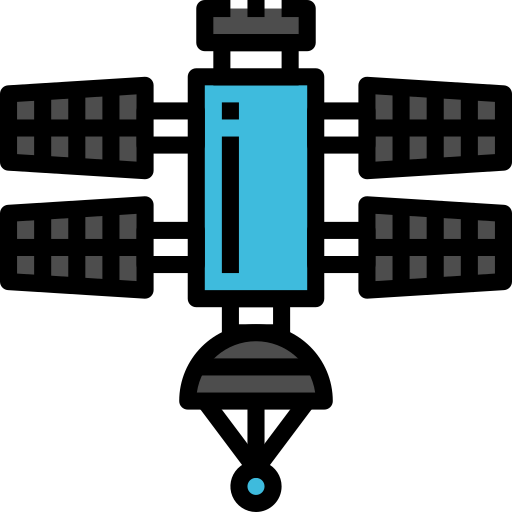 satelita Generic Outline Color ikona