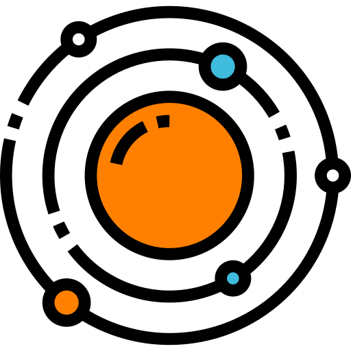 Solar system Generic Outline Color icon