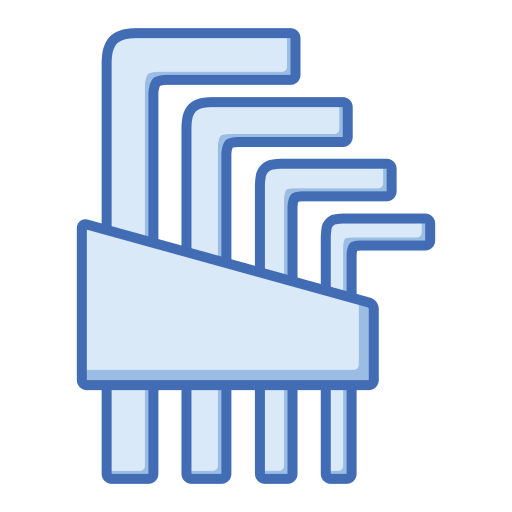 Шестигранный ключ Generic Blue иконка