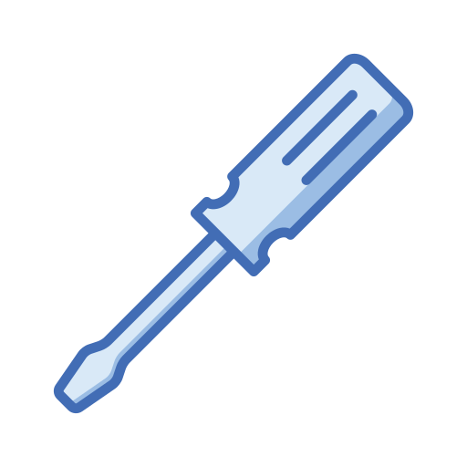 Screwdriver Generic Blue icon