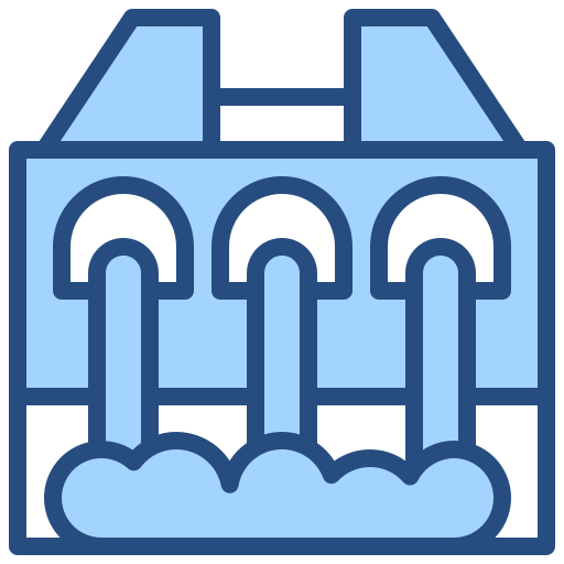 hidroeléctrico Generic Blue icono