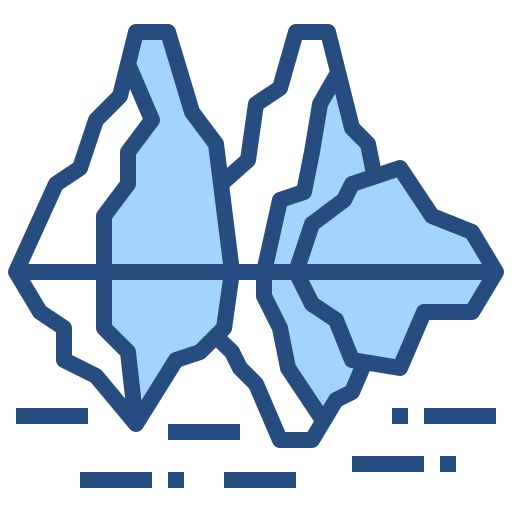 iceberg Generic Blue Ícone