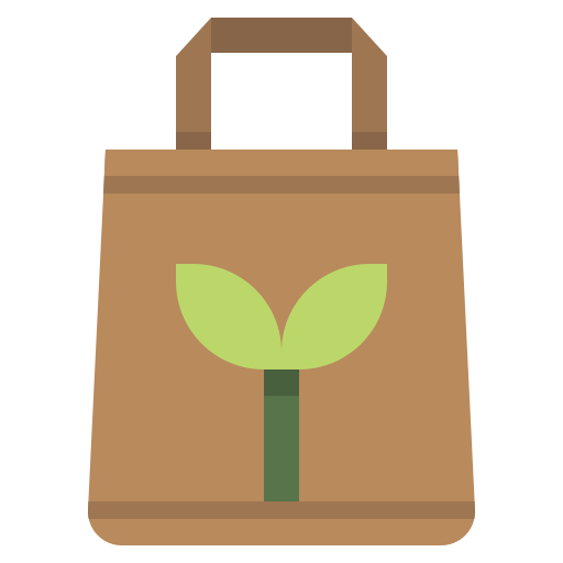 biologische zak Generic Flat icoon