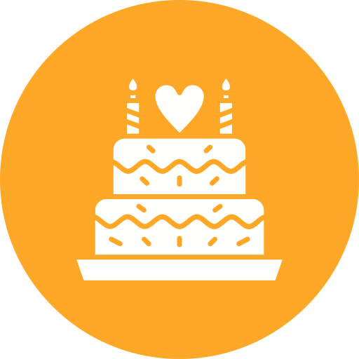 Wedding cake Generic Circular icon