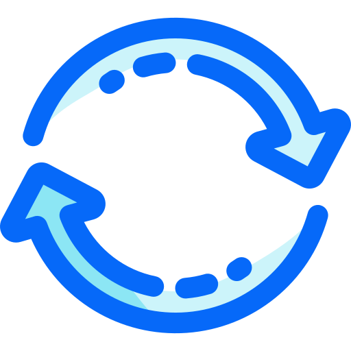 cercle de flèche Generic Blue Icône
