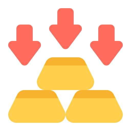 Gold bar Generic Flat icon