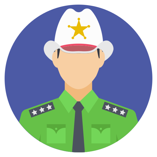 Police officer Generic Circular icon