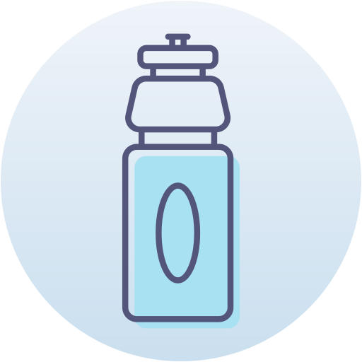 bottiglia d'acqua Generic Circular icona