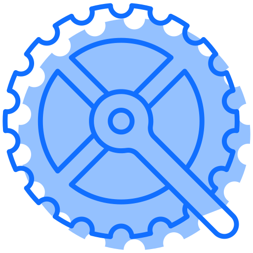 pédalier Generic Blue Icône