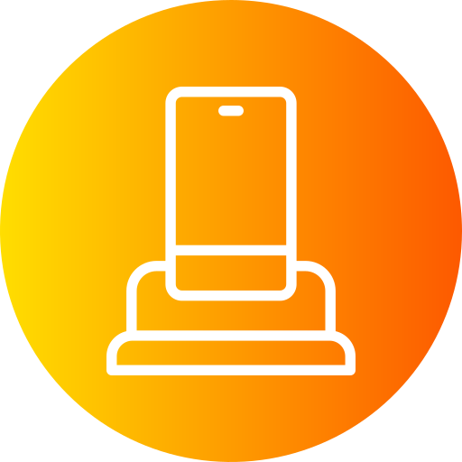 base de teléfono Generic Flat Gradient icono
