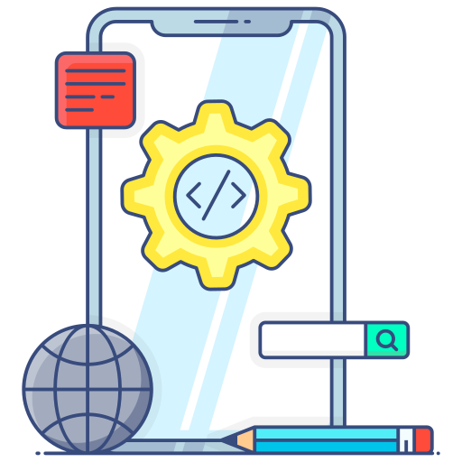 app-entwicklung Generic Thin Outline Color icon