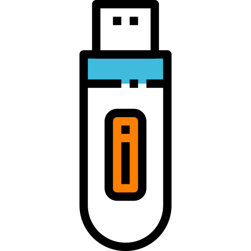 flash drive Generic Outline Color icon