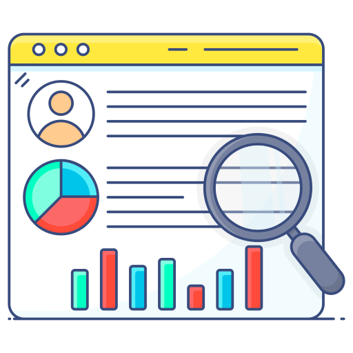 Data analytics Generic Thin Outline Color icon