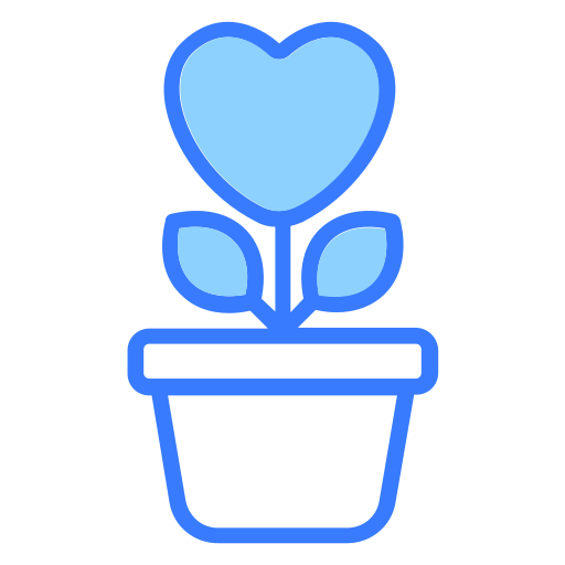 liefdesplant Generic Blue icoon