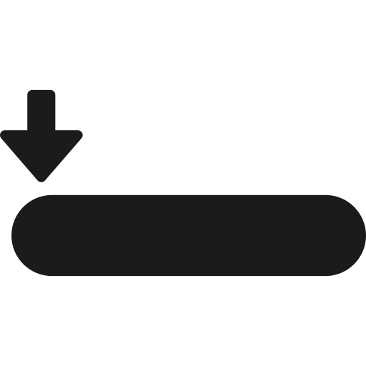 alinhamento Basic Rounded Filled Ícone