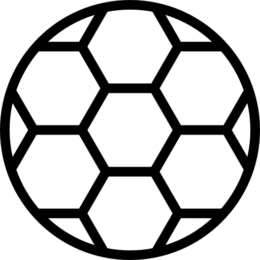 pelota de futbol  icono