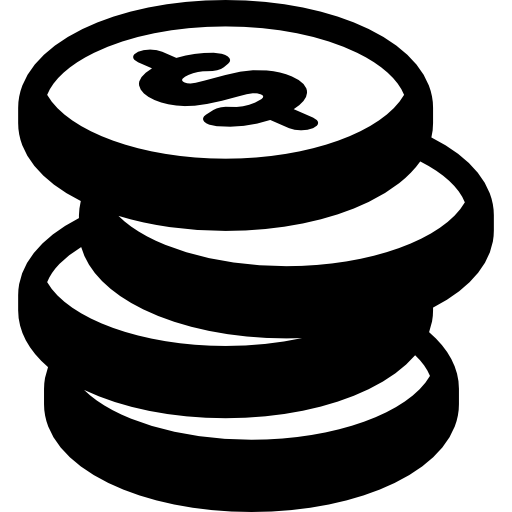 Dollar Coin Stack  icon