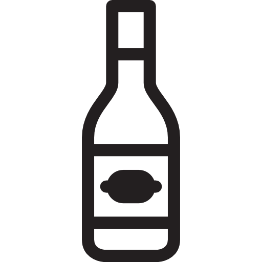 bottiglia di gin  icona