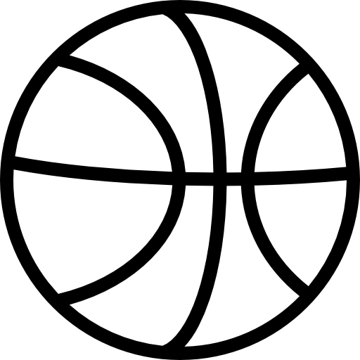 een basketbal  icoon