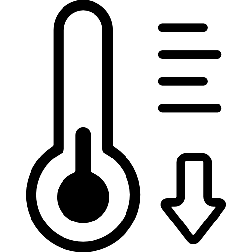 temperatura fredda  icona