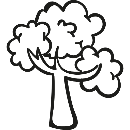 drzewo lasu  ikona