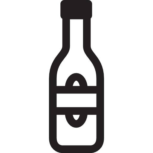 Бутылка водки  иконка