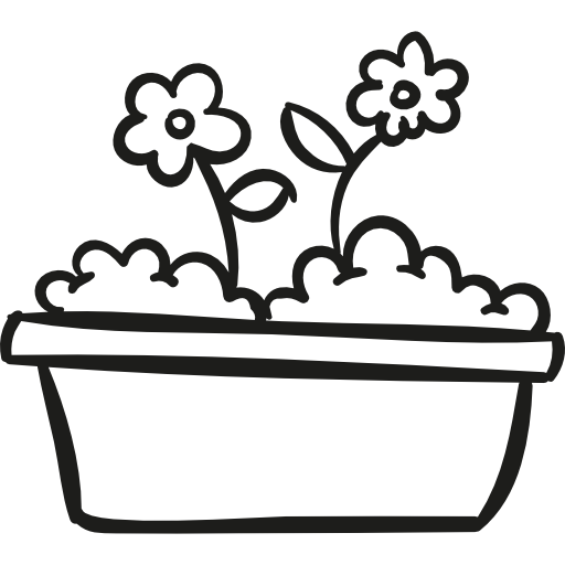 꽃 원예 냄비  icon