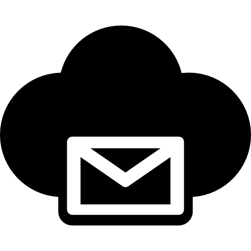 nube de correo  icono