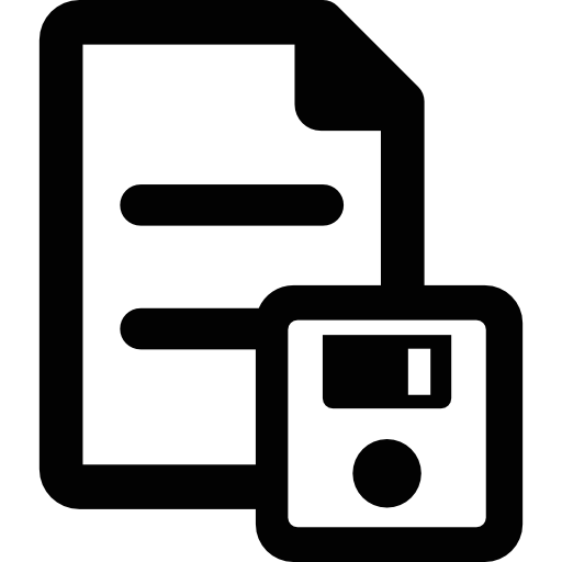 documenten opslaan  icoon