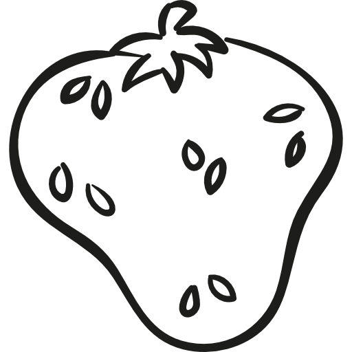 organiczna truskawka  ikona