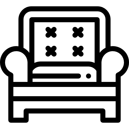 안락 의자 Detailed Rounded Lineal icon