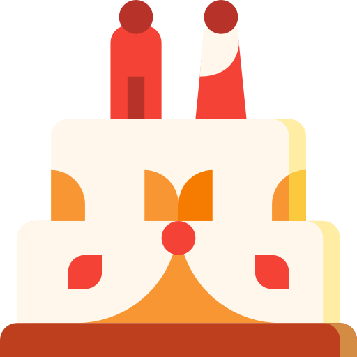 Wedding cake Linector Flat icon