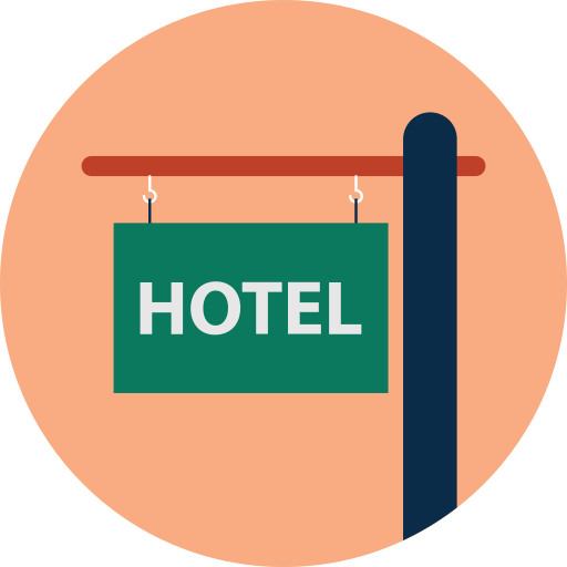hotel Generic Circular icoon