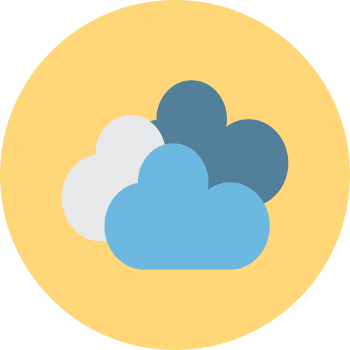 nuage Generic Circular Icône