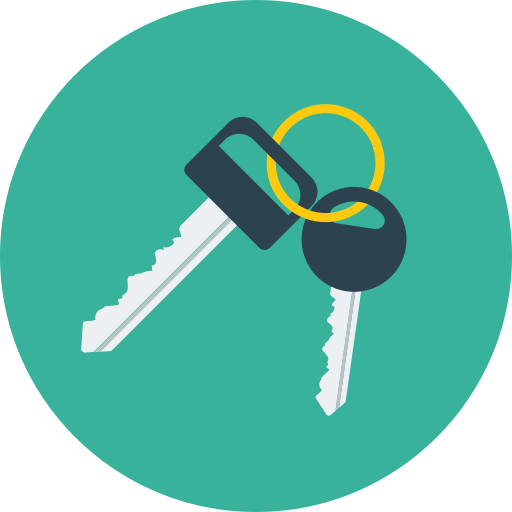 sleutels Generic Circular icoon